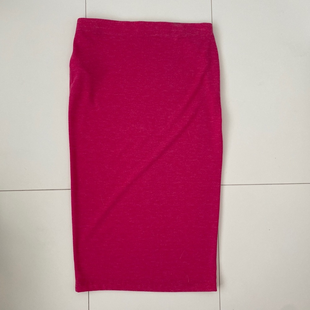 Hot Pink Pencil Skirt
